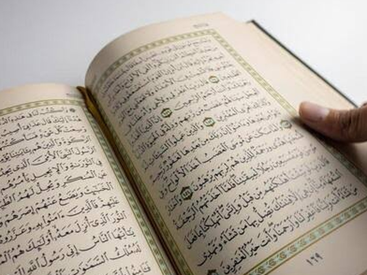 Open Quran pages for tracking memorization goals