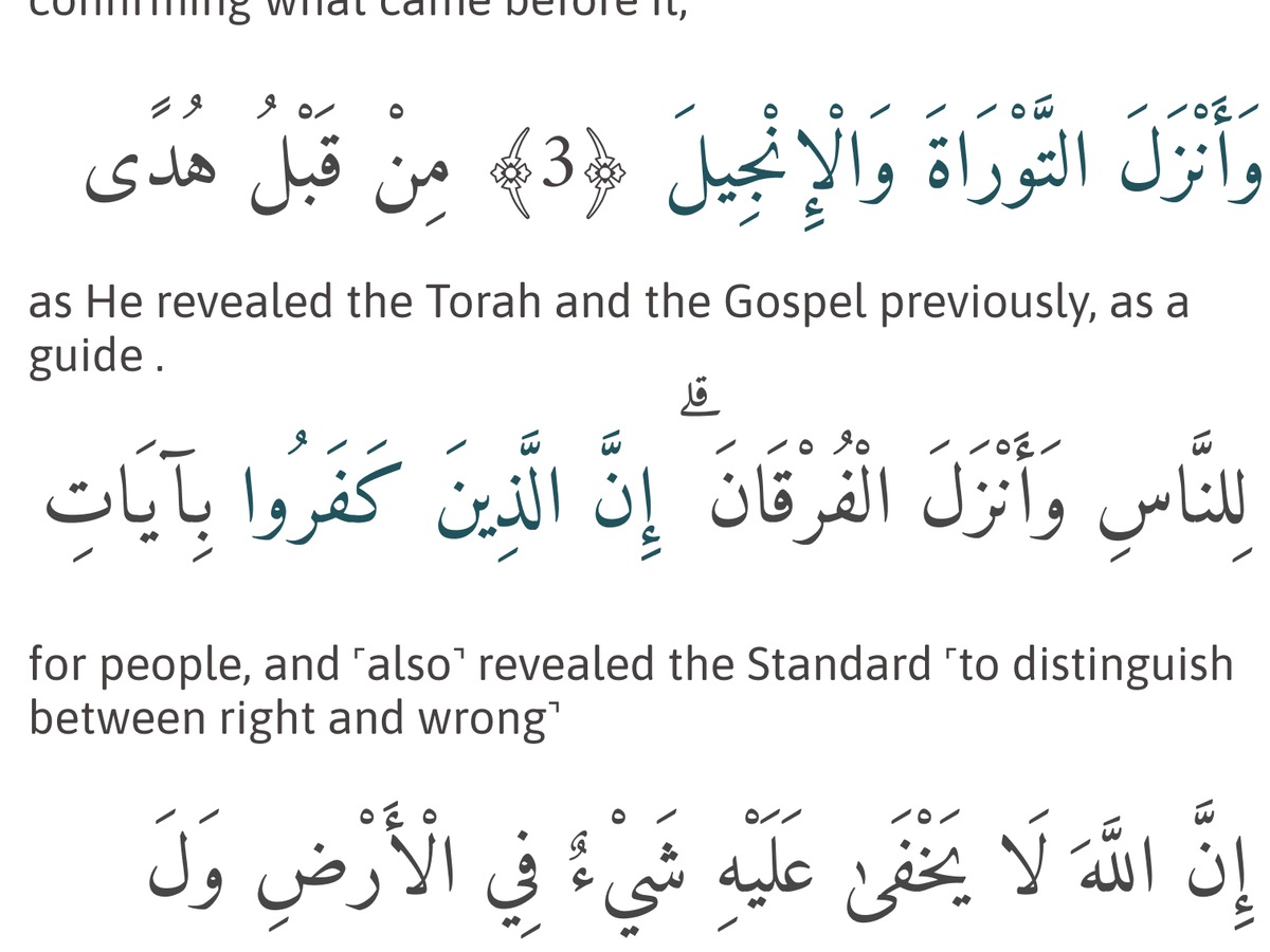 Hafiz Quran reading screen with Arabic text and English translation